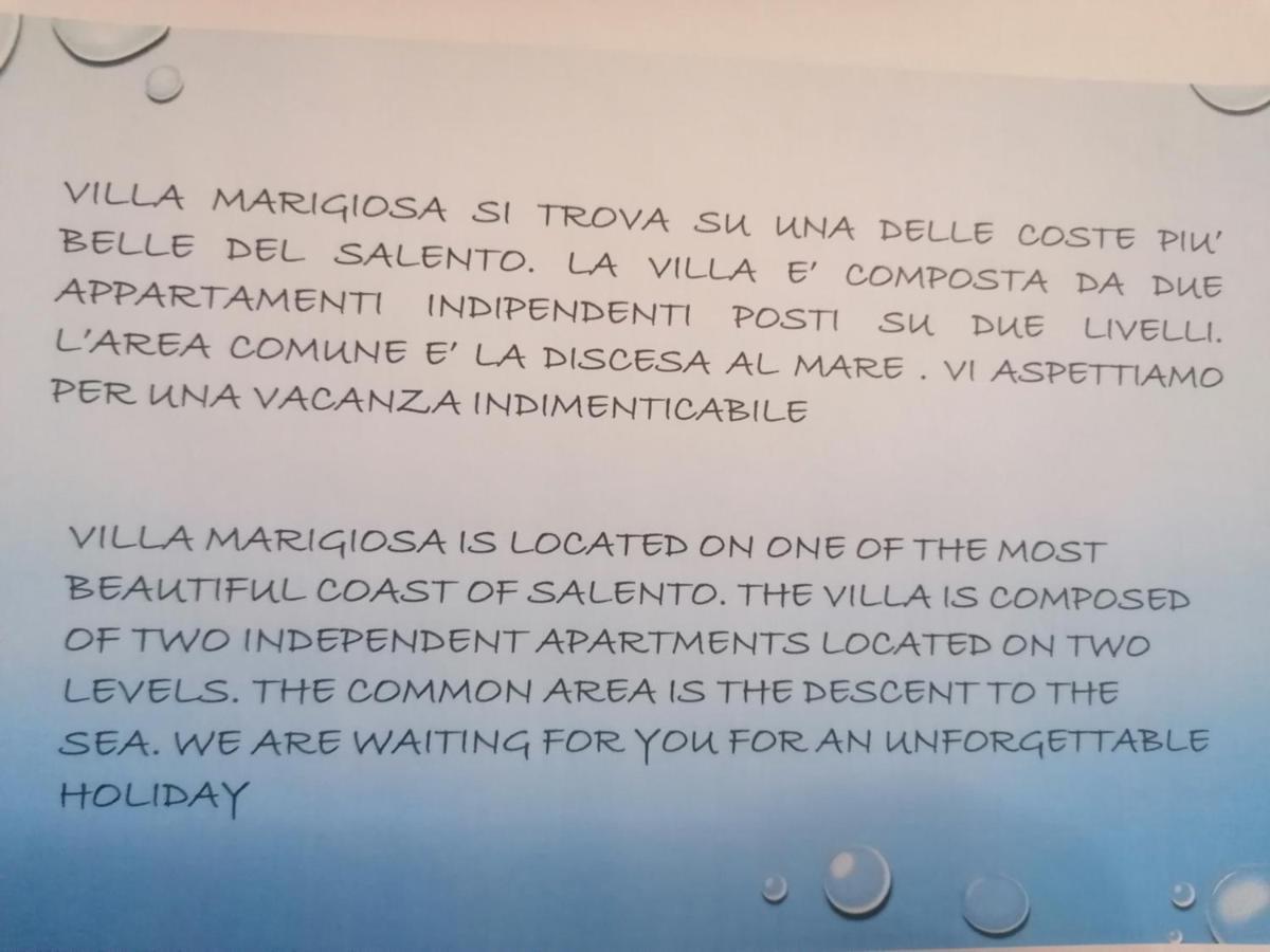 Villa Marigiosa Salento Marittima Εξωτερικό φωτογραφία